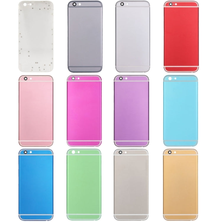 ฝาครอบที่อยู่อาศัยแบบเต็มรูปแบบสำหรับ iPhone 6 รวมถึงฝาครอบด้านหลังและถาดใส่การ์ดและปุ่มควบคุมระดับเสียง & ปุ่มเปิด / ปิดเครื่อง & ปุ่มสั่นสวิตช์ปิดเสียง, For iPhone 6(with side kyes)