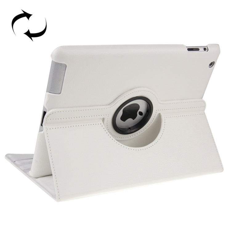 ซองหนังหมุนได้ 360 องศาพร้อมฟังก์ชั่นพัก / ปลุกและที่วางสำหรับ iPad ใหม่ (iPad 3) สีฟ้าแซฟไฟร์, For New iPad (iPad 3)