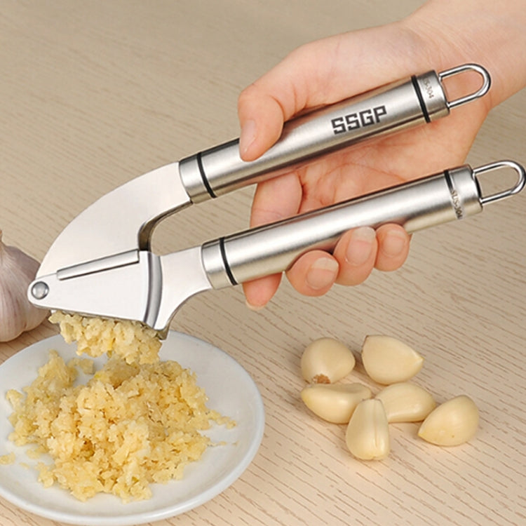 อาหารเกรด 304 สแตนเลสกระเทียมกด Presser Crusher Slicer, 304 Stainless Steel