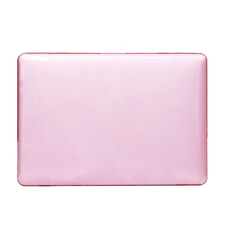 สำหรับ MacBook Air 13.3 นิ้ว A1466 2012-2017 / A1369 2010-2012 แล็ปท็อปคริสตัลฮาร์ดเคสป้องกัน, Pink