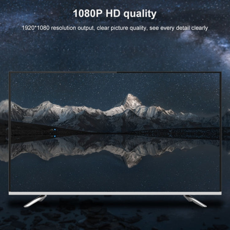 อะแดปเตอร์ Full HD 1080P HDMI เป็น VGA สำหรับพลังงานและเสียง