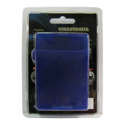 USB 2.0 เป็นตัวแปลง HDD Serial ATA และถังเก็บ HDD ขนาด 2.5 นิ้ว, Blue