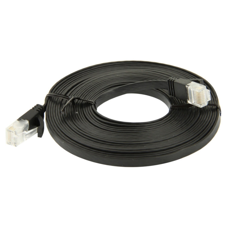 สาย LAN เครือข่ายอีเธอร์เน็ตแบบแบน CAT6 บางเฉียบ 5 ม, 5m Black