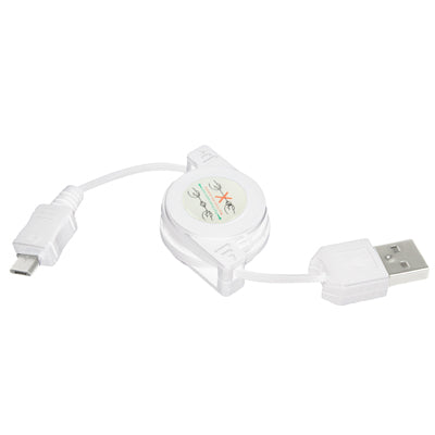 สายเคเบิลข้อมูลแบบหดได้ USB 2.0 เป็น Micro USB ความยาว: 10 ซม. (สามารถขยายได้สูงสุด 75 ซม.)