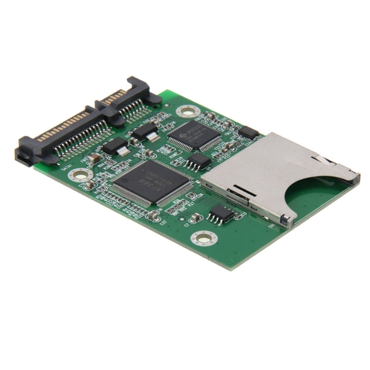 การ์ดแปลงอะแดปเตอร์ SD ถึง 22 พิน SATA, SD to 22 Pin SATA (Green)