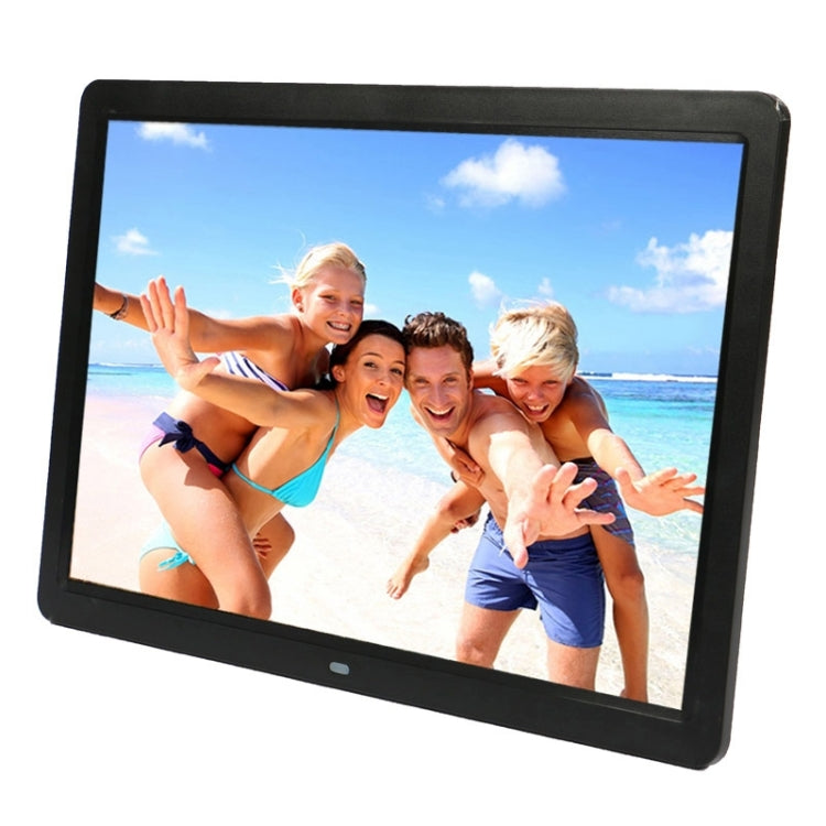 15 นิ้ว 1280 x 800 16: 9 LED Widescreen Suspensibility กรอบรูปดิจิตอลพร้อมตัวยึดและรีโมทคอนโทรลรองรับ SD / MicroSD / MMC / MS / XD / USB Flash Disk, 15 inch