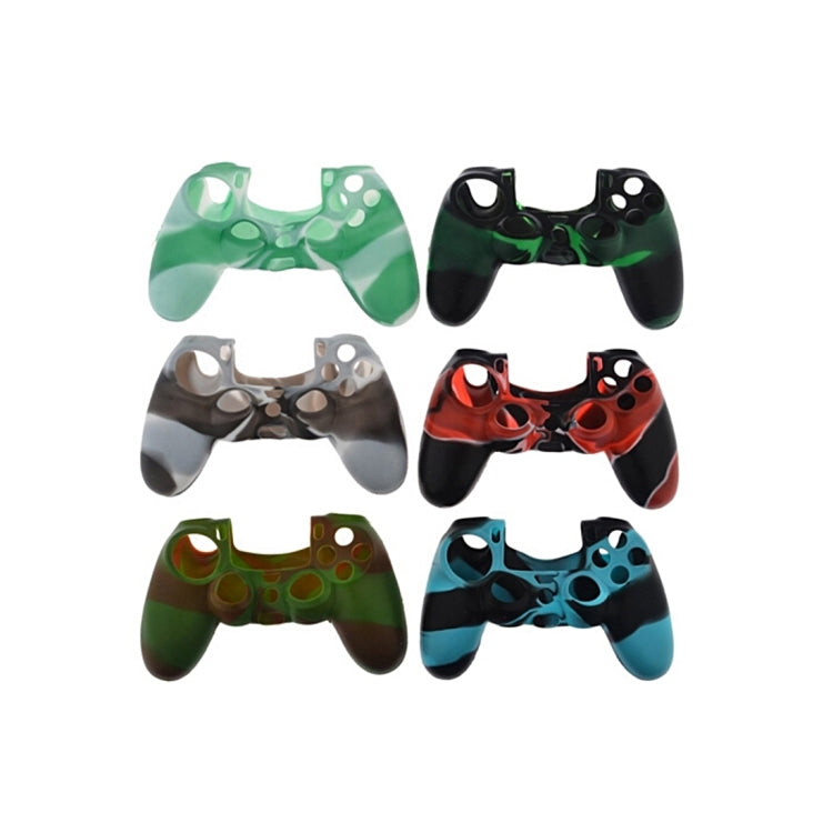 เคสซิลิโคน Camo สำหรับคอนโทรลเลอร์ PS4 การจัดส่งสีแบบสุ่ม, FS-03