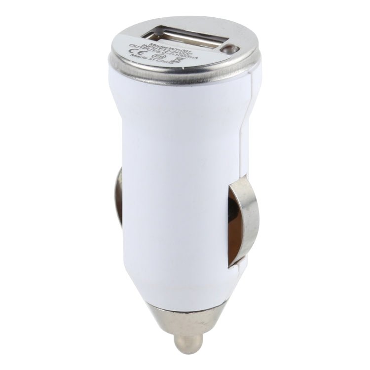 DC 5V / 1A USB Car Charger สำหรับ Galaxy SIV / i9500 / SIII / i9300 / i8190 / S7562 / i8750 / i9220 / N7000 / i9100 / i9082 / BlackBerry Z10 / HTC X920e / Nokia / โทรศัพท์มือถืออื่น ๆ