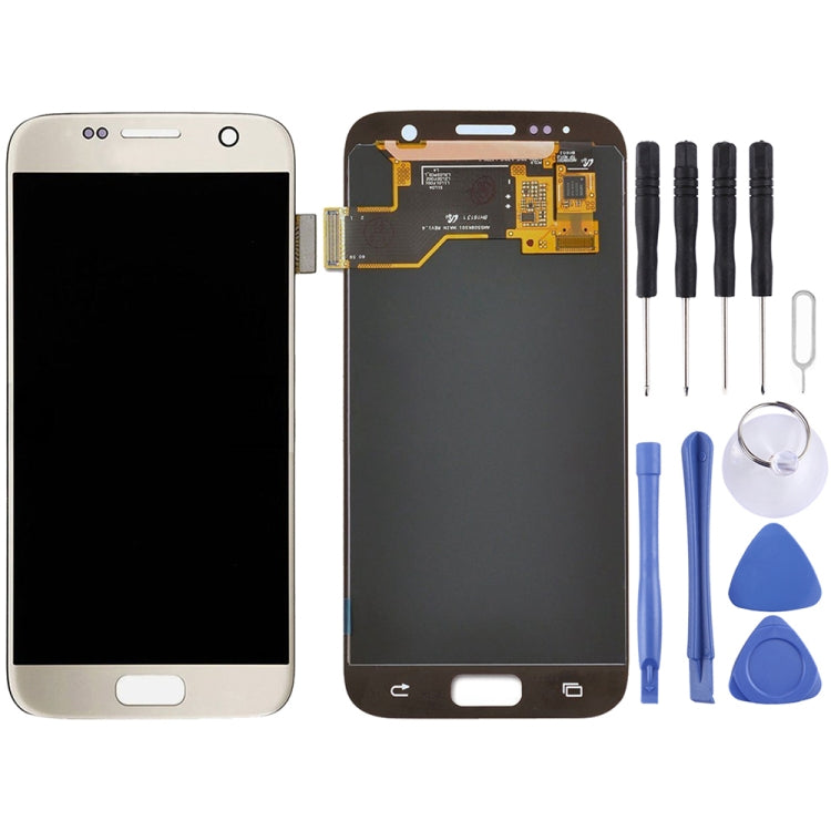 จอแสดงผล LCD ต้นฉบับ + แผงสัมผัสสำหรับ Galaxy S7 / G9300 / G930F / G930A / G930V, G930FG, 930FD, G930W8, G930T, G930U, For Samsung Galaxy S7