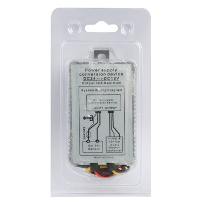 DC 24V ถึง 12V รถ หม้อแปลงไฟฟ้าแบบสเต็ปดาวน์, กระแสไฟขาออกที่กำหนด: 5A, Rated Output Current: 5A