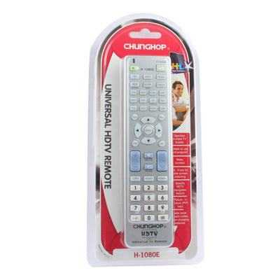 รีโมทคอนโทรลทีวีสากล Chunghop พร้อมคุณสมบัติการนำทาง HDTV เฉพาะ (H-1080E), H-1080E