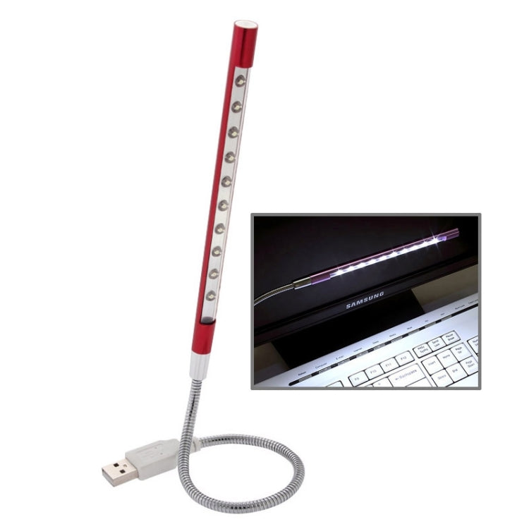 ไฟ LED USB สว่างเป็นพิเศษแบบพกพา 10 LED