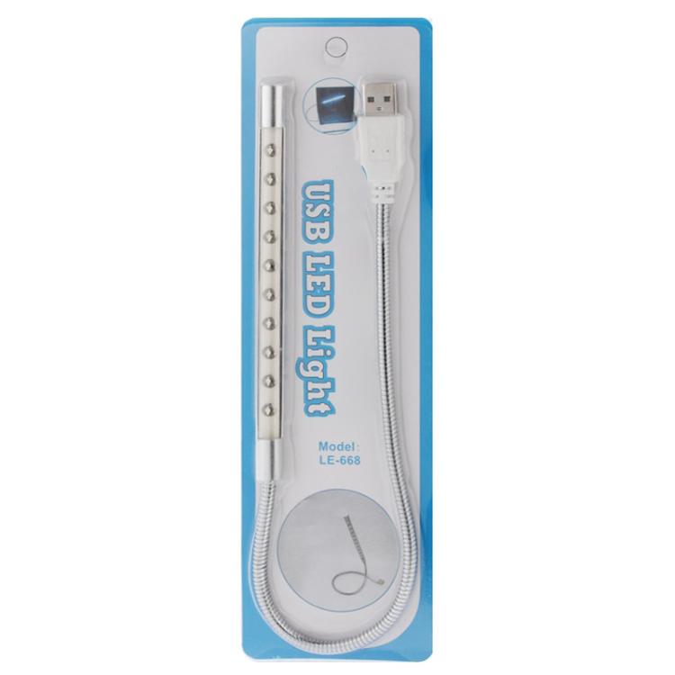10-LED, 1W, แสงสีขาว, 10-LED (Silver)