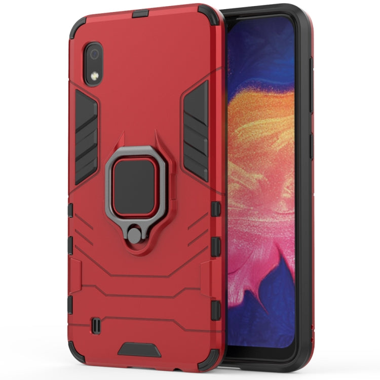 เคสกันกระแทก PC + TPU สำหรับ Galaxy A10 พร้อมที่ใส่แหวนแม่เหล็ก, For Galaxy A10
