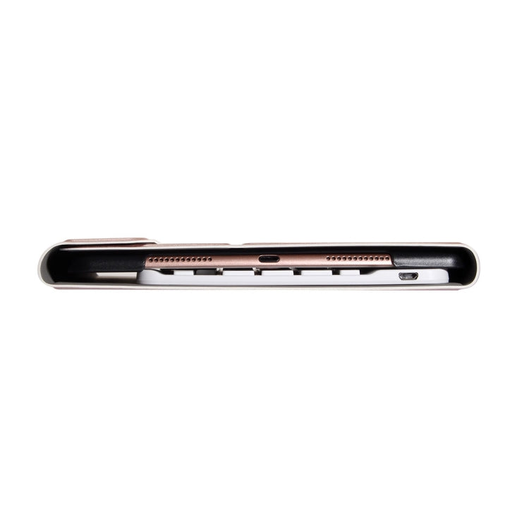 A860 สำหรับ Samsung Galaxy Tab S6 10.5 นิ้ว T860/T865 ที่ถอดออกได้บลูทูธคีย์บอร์ดแท็บเล็ตพร้อมที่ใส่ปากกาสายคล้องคอ, Black, Gold, Rose Gold