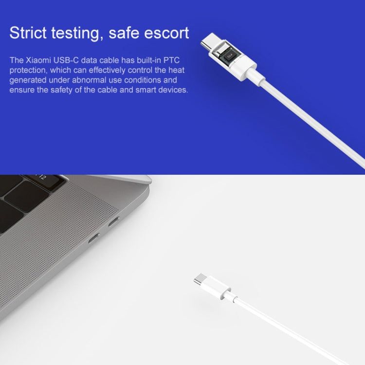 สายเคเบิลข้อมูล Xiaomi USB เป็น USB-C / Type-C ดั้งเดิมรุ่นปกติ ความยาวสายเคเบิล: 1 ม