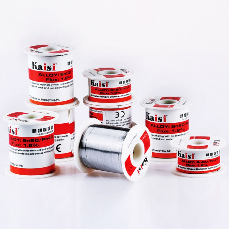Kaisi 0.4มม. ลวดบัดกรีตะกั่วดีบุกขัดสนสำหรับงานเชื่อม, 50ก, 0.4mm 50g