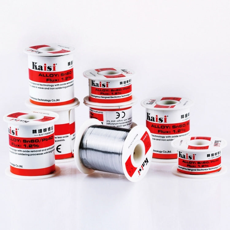 Kaisi 0.6มม.ลวดบัดกรีตะกั่วดีบุกขัดสนสำหรับงานเชื่อม, 50ก, 0.6mm 50g
