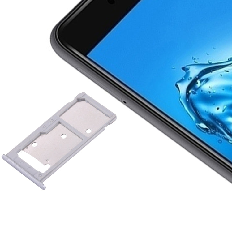 สำหรับ Huawei Enjoy 7 Plus / Y7 Prime ถาดซิมการ์ดและซิม / ถาดการ์ด Micro SD, For Huawei Enjoy 7 Plus, For Huawei Enjoy 7 Plus / Y7 Prime