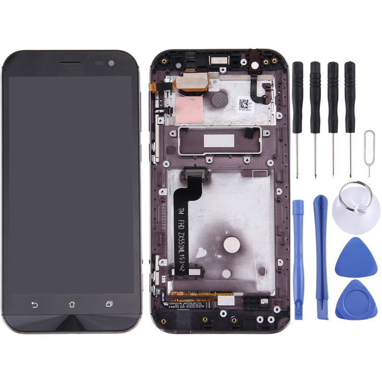 หน้าจอ LCD และชุดประกอบ Digitizer พร้อมกรอบสำหรับ ASUS ZenFone Zoom 5.5 นิ้ว / ZX551ML, Zenfone Zoom / ZX551ML, For Asus Zenfone Zoom