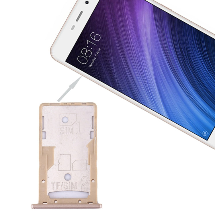 สำหรับ Xiaomi Redmi 4A ซิมและซิม / ถาดใส่การ์ด TF, For Xiaomi Redmi 4A, For Redmi 4A