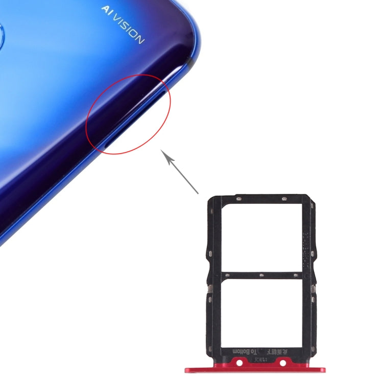 ถาดซิมการ์ด + ถาดซิมการ์ดสำหรับ Huawei Honor View 20 (Honor V20), For Huawei Honor V20, For Huawei Honor View 20