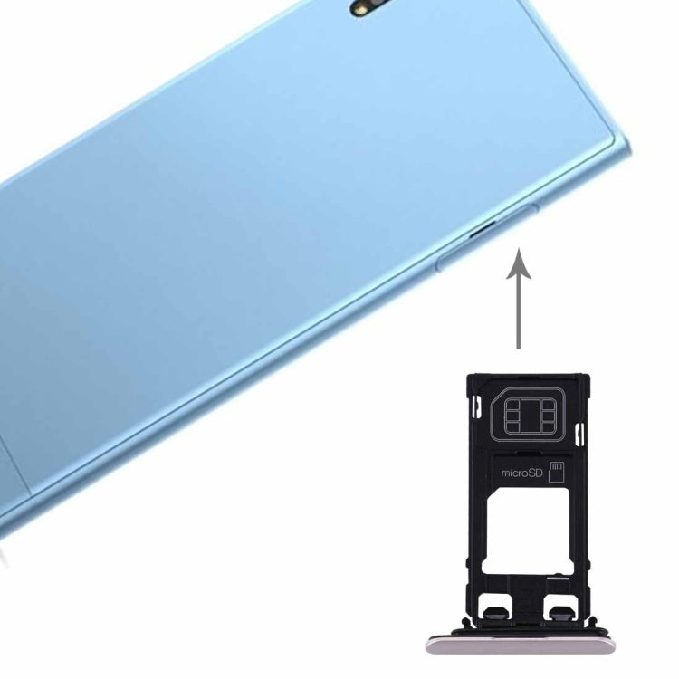 สำหรับ Sony Xperia XZs (เวอร์ชัน SIM เดียว) ถาดใส่การ์ด SIM และ Micro SD, For Xperia XZs Single SIM, For XZs Single SIM