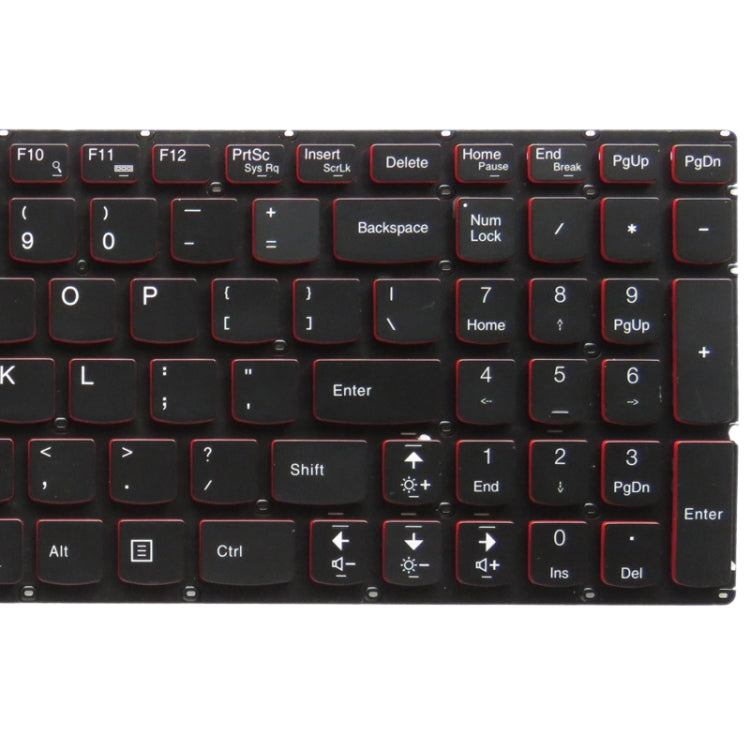 US Version แป้นพิมพ์คีย์บอร์ดสำหรับ Lenovo IdeaPad Y700 Y700-15 Y700-15ISK Y700-15ACZ Y700-17ISK Y700-15ISE, For Lenovo Ideapad Y700 (US)