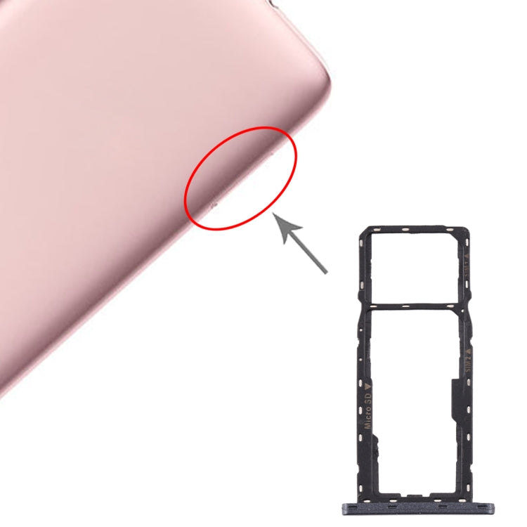 ถาดซิมการ์ด + ถาดซิมการ์ด + ถาดการ์ด Micro SD สำหรับ Asus Zenfone Live L1 ZA550KL X00RD, For Asus ZA550KL