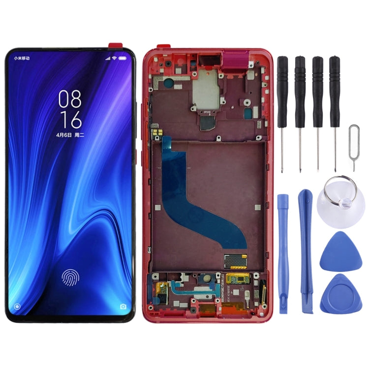 Original AMOLED วัสดุหน้าจอ LCD และ Digitizer Full ASSEMBLY พร้อมกรอบสำหรับ Xiaomi 9T Pro / Redmi K20 Pro / Redmi K20, For Xiaomi Xiaomi K20, For Xiaomi K20