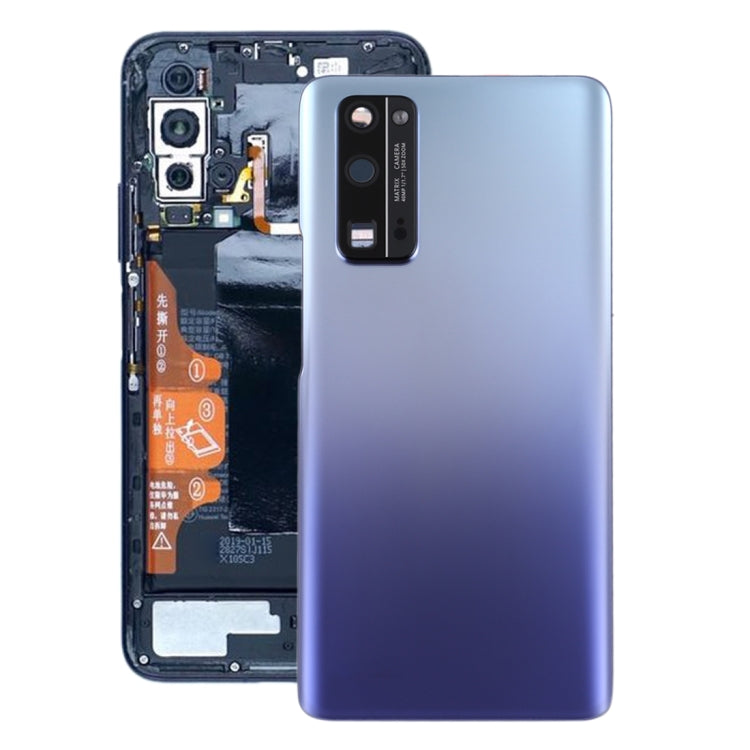 ฝาหลังแบตเตอรี่เดิมพร้อมฝาครอบเลนส์กล้องสำหรับ Huawei Honor 30 Pro, For Huawei Honor 30 Pro