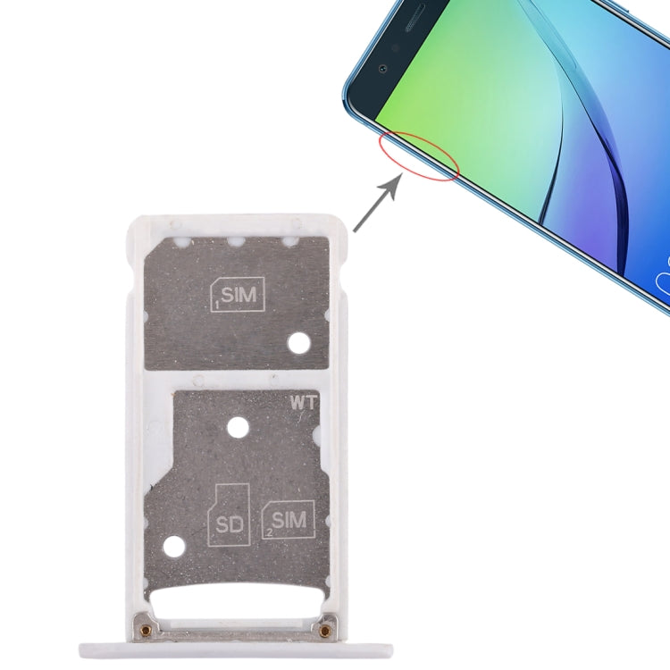 ถาดซิมการ์ด 2 ใบ / ถาดการ์ด Micro SD สำหรับ Huawei Enjoy 6 / AL00, For Huawei Enjoy 6, For Huawei Enjoy 6 / AL00