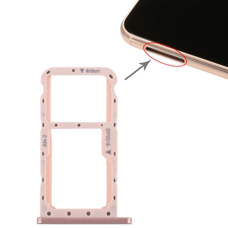 ถาดซิมการ์ด + ถาดซิมการ์ด / การ์ด Micro SD สำหรับ Huawei P20 Lite / Nova 3e, For Huawei Nova 3e, For Huawei P20 Lite / Nova 3e
