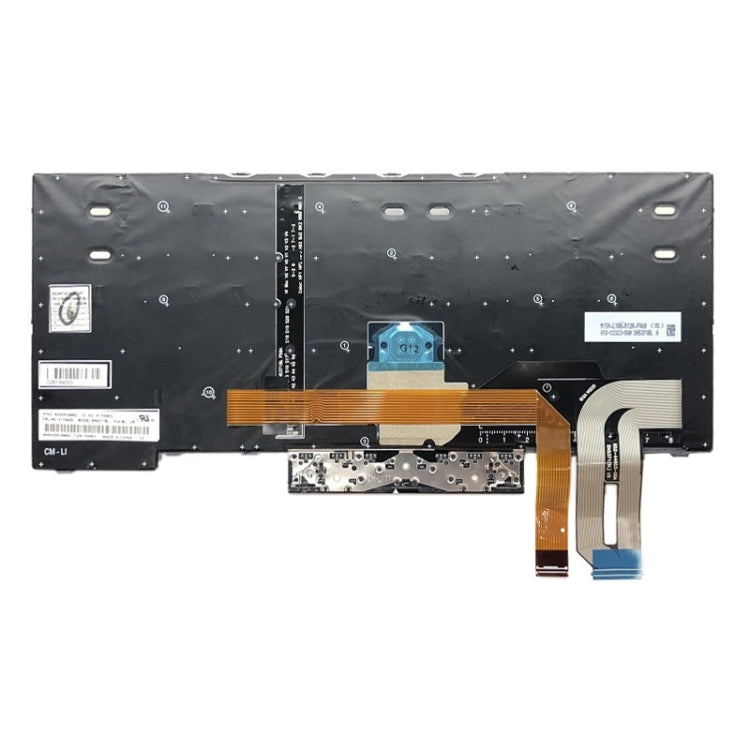 แป้นพิมพ์แบ็คไลท์ของสหรัฐอเมริกาสำหรับ Lenovo ThinkPad E480 L480 L380 โยคะ T480s, For ThinkPad E480 Silver(US)