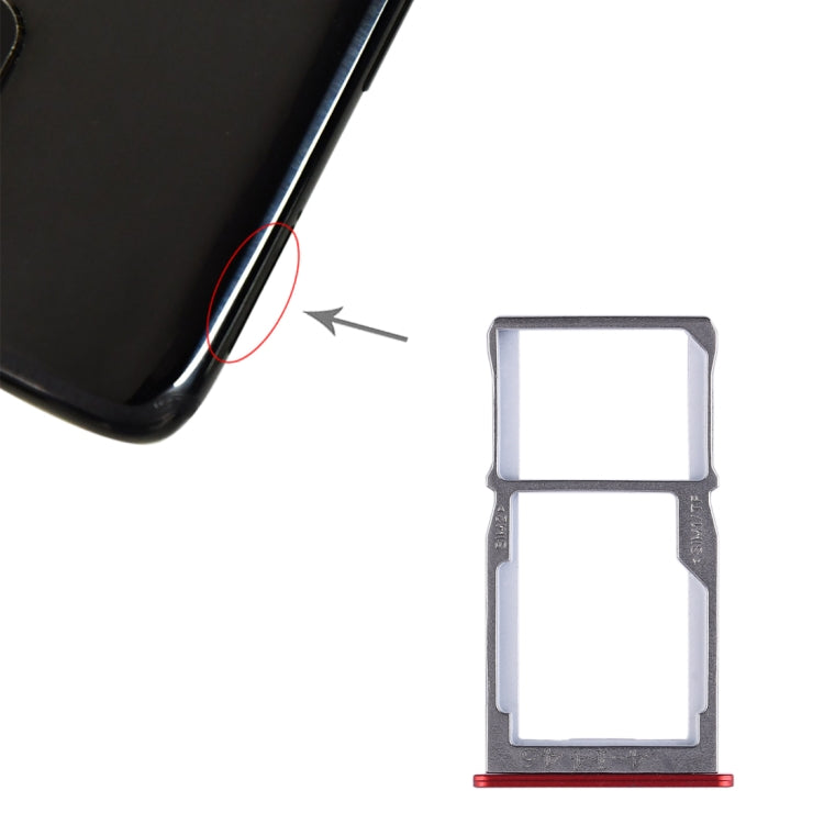 สำหรับถาดซิมการ์ด Meizu 15 + ถาดซิมการ์ด / ถาดการ์ด Micro SD, Meizu 15, For Meizu 15