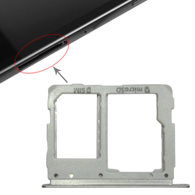 สำหรับ Galaxy Tab S3 9.7 / T825 (รุ่น 3G) ถาดซิมการ์ด + ถาดการ์ด Micro SD, For Samsung Galaxy Tab S3 9.7 / T825, For Galaxy Tab S3 9.7 / T825
