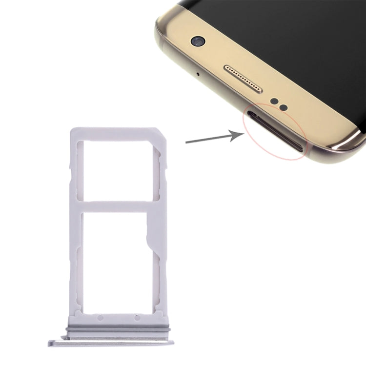 สำหรับถาดซิมการ์ด Galaxy S7 Edge 2 / ถาดการ์ด Micro SD, For Galaxy S7 Edge, For Samsung Galaxy S7 Edge