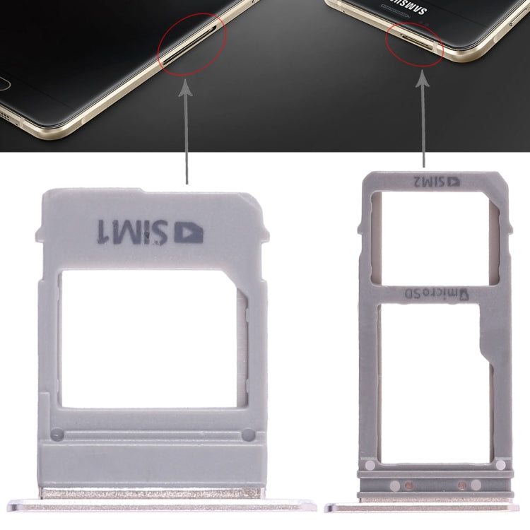 สำหรับ Galaxy A520/A720 2 ถาดซิมการ์ด + ถาดการ์ด Micro SD, For Galaxy A520 / A720, For Samsung Galaxy A520 (Double), For Samsung Galaxy A5 (2017) Double, For GalaxyA520 / A720