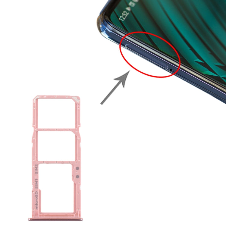 สำหรับ Samsung Galaxy A51 / A515 ถาดซิมการ์ด + ถาดซิมการ์ด + ถาดการ์ด Micro SD, For Samsung Galaxy A51(Double), For Samsung Galaxy A51(Double SIM)