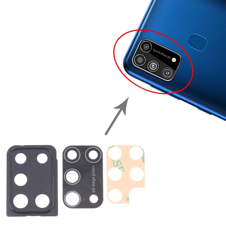 สำหรับ Samsung Galaxy M31 / Galaxy M31 นายกรัฐมนตรี SM-M315 10 ชิ้นฝาครอบเลนส์กล้อง, For Samsung Galaxy M31