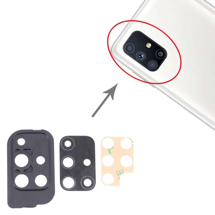 สำหรับ Samsung Galaxy M51 SM-M515 ฝาครอบเลนส์กล้อง 10 ชิ้น, For Samsung Galaxy M51