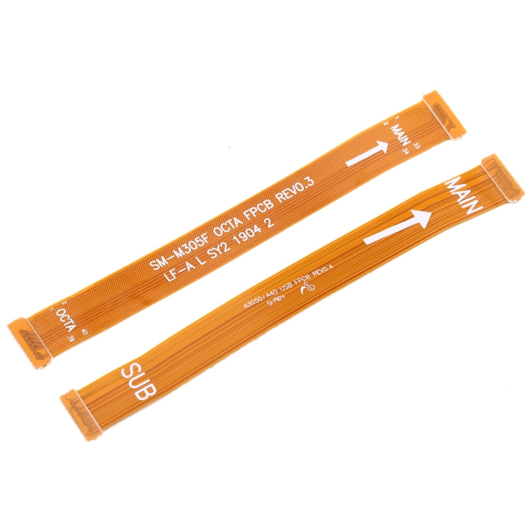 สำหรับ Galaxy M30 1 คู่เมนบอร์ด Flex Cable, For Samsung Galaxy M30