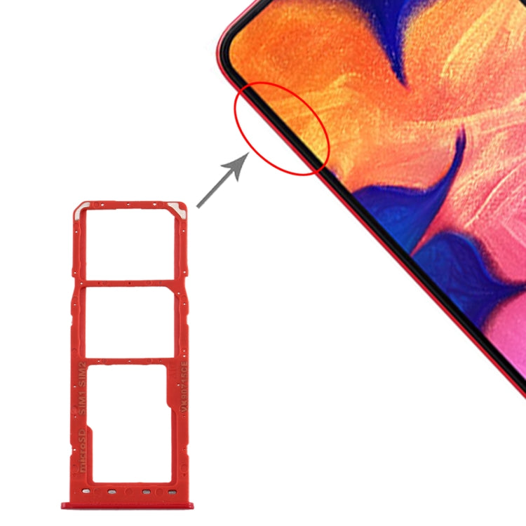 สำหรับ Galaxy A10 ถาดซิมการ์ด + ถาดซิมการ์ด + ถาดการ์ด Micro SD, For Samsung Galaxy A10, For Galaxy A10