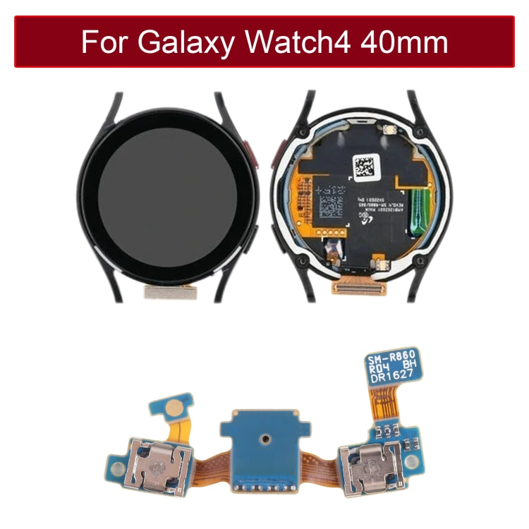 Original Power + Return + Microphone Flex Cable สำหรับ Samsung Galaxy Watch4 40mm SM-R860 R865, For Samsung Galaxy Watch4 40mm
