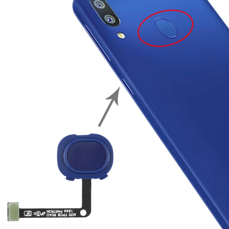 สำหรับสายดิ้นเซ็นเซอร์ลายนิ้วมือ Galaxy M20, For Samsung Galaxy M20, For Galaxy M20