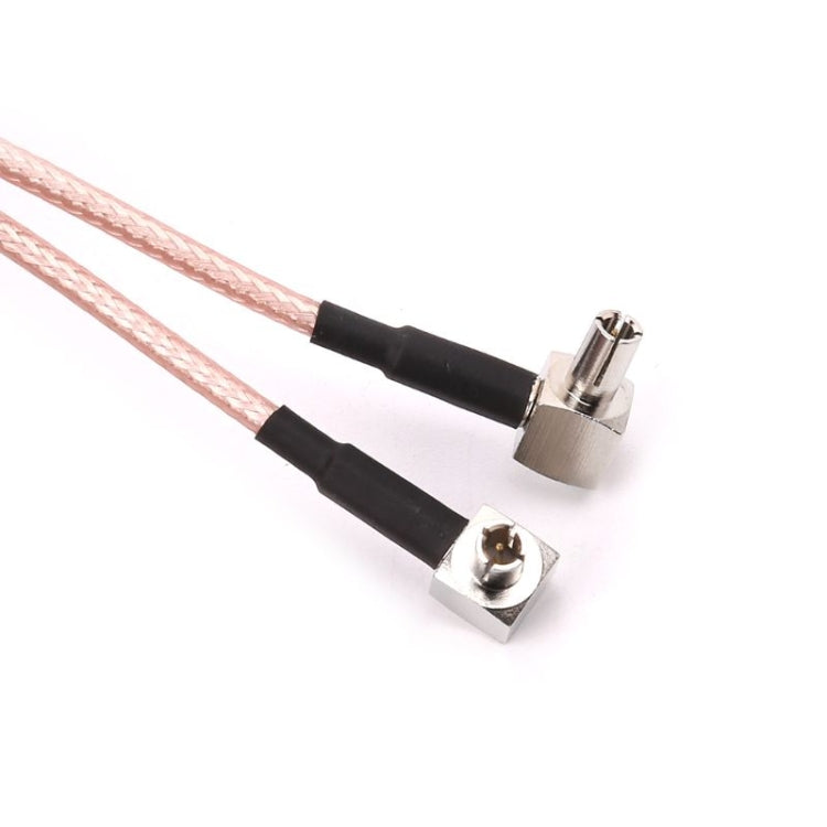 RG316 N ชายถึง 2xTS9 / 2xCRC9 ปลั๊กตัวผู้ Combiner แยกสายเชื่อมต่อความยาว: 15 ซม.