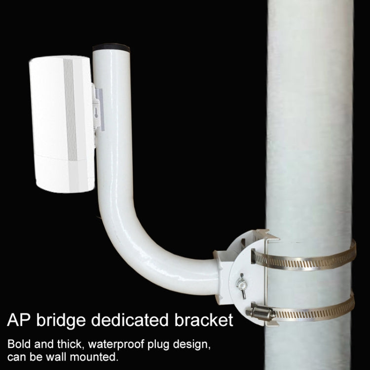 กลางแจ้ง AP ไร้สายการตรวจสอบสะพานวงเล็บวิทยุอินฟราเรด Multi-มุมปรับวงเล็บทิศทางเสาอากาศ Elevation Bracket