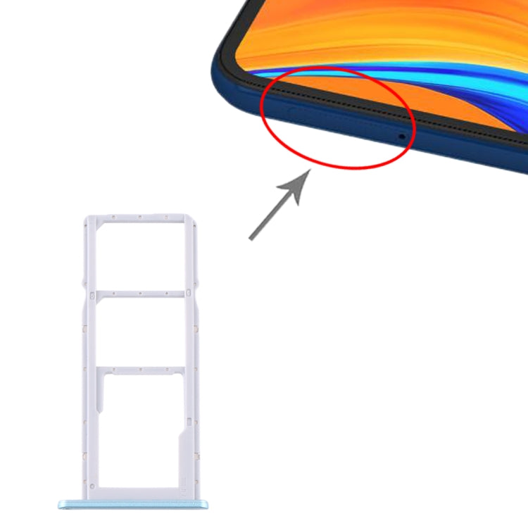 ถาดซิมการ์ด + ถาดซิมการ์ด + ถาดการ์ด Micro SD สำหรับ Huawei Y6s (2020), For Huawei Y6s (2020)