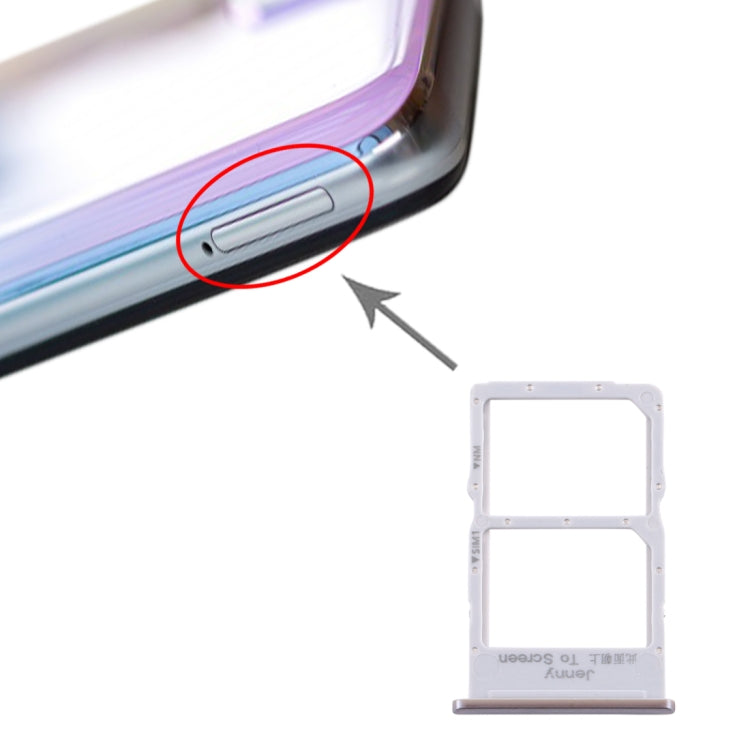 ถาดซิมการ์ด + ถาดการ์ด NM สำหรับ Huawei P40 Lite, For Huawei P40 Lite