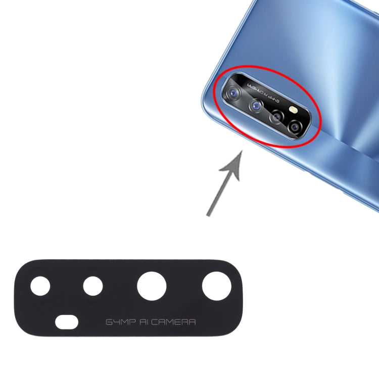 สำหรับ OPPO Realme 7 10 ชิ้นเลนส์กล้องด้านหลัง, For OPPO Realme 7
